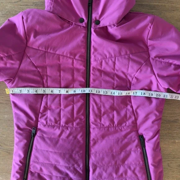 Body Glove Women's‎ Magenta Snow Ski Jacket w/Fur Lined Detachable Hood-Size Lge - Picture 12 of 16